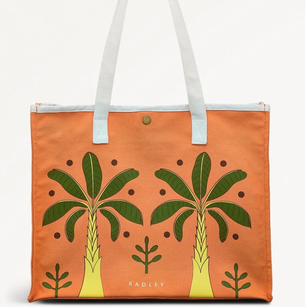 Radley London Paradise Palms Large Open Tote Bag New